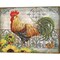 Ironwork Rooster 2 by Jean Plout 15" x 12" Canvas Wall Art (Set of 2)